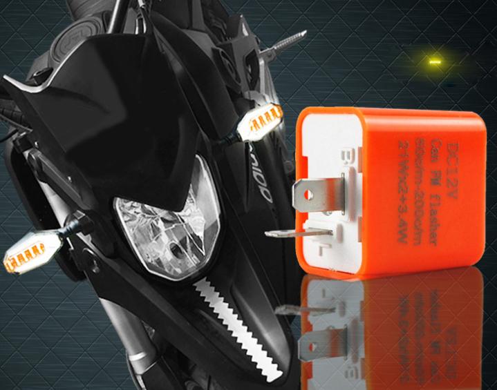 รีเลย์ไฟเลี้ยวแต่ง 12 V รีเลย์ไฟเลี้ยว รีเลย์ไฟกระพริบ สามารถปรับจังหวะให้กระพริบเร็วขึ้นหรือช้าลงได้ขึ้นอยู่กับเราจะปรับ