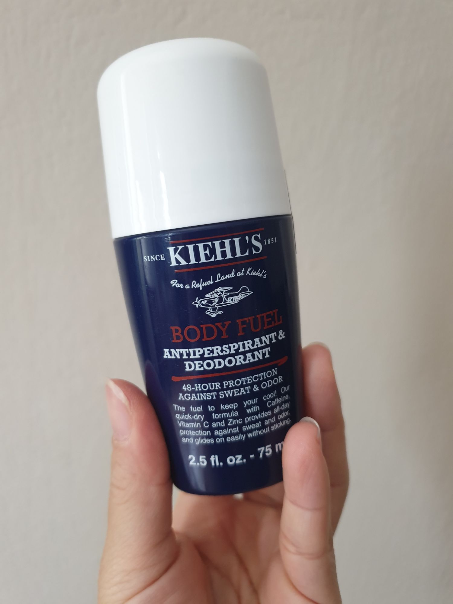 Kiehl's Body Fuel Antiperspirant & Deodorant 75 ml โรลออนผู้ชาย kiehl's