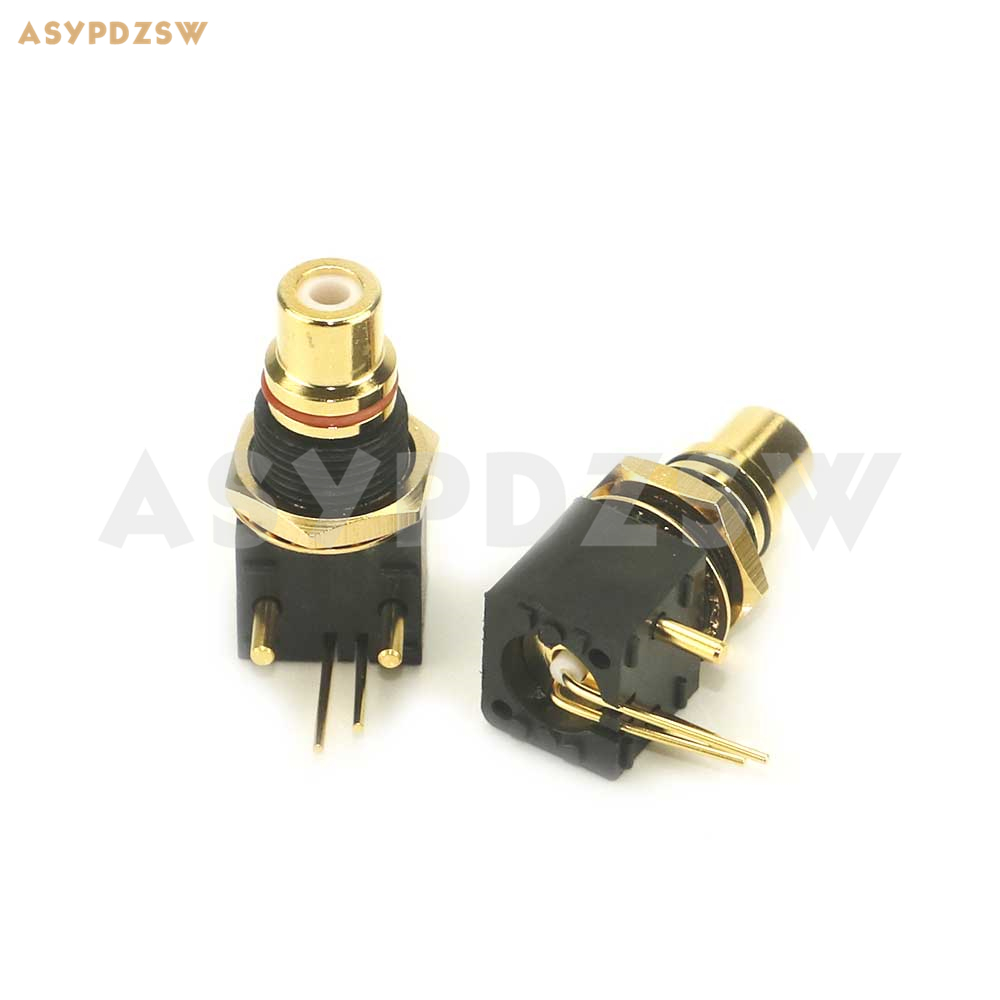 หนึ่งคู่24K GoldPlated RCA DAC Decoder Digital Coaxial อินพุตและ