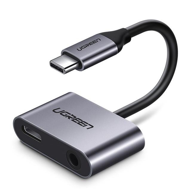 ลดราคา UGREEN 50596 USB TYPE C to Audio 3.5 + USB-C Female | ตัวแปลง USB TYPE C เป็น เสียง 3.5 + USB-C ชาร์จ #ค้นหาเพิ่มเติม สาย HDMI hdmi switch hard disk usb Mini display