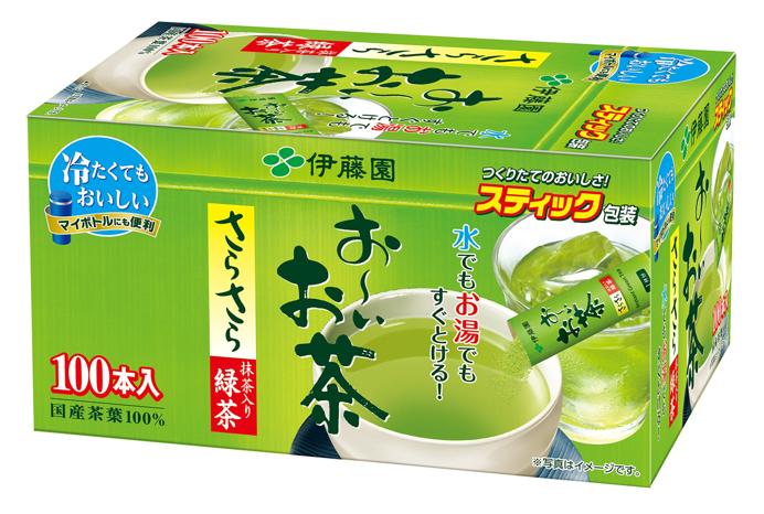 ITOEN Ohi Ocha Green Tea Powder (Japan Imported) อิโตเอ็น ชาเขียวญี่ปุ่น ปรุงสำเร็จชนิงผง 100ซอง