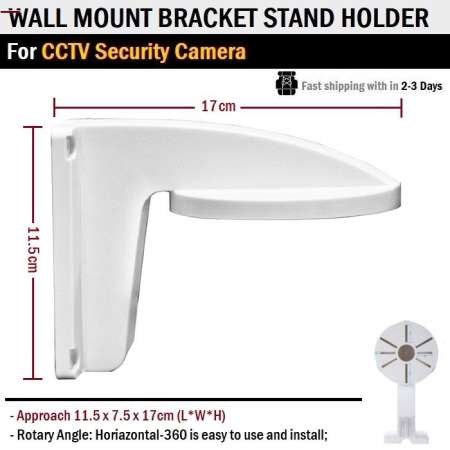 ขายึดกล้องวงจรปิด แบบโดม ขาตั้งกล้องวงจรปิด กล้อง IP - Indoor Outdoor Wall Mount Bracket Stand Holder for Dome CCTV Security Camera Dome IP Camerna