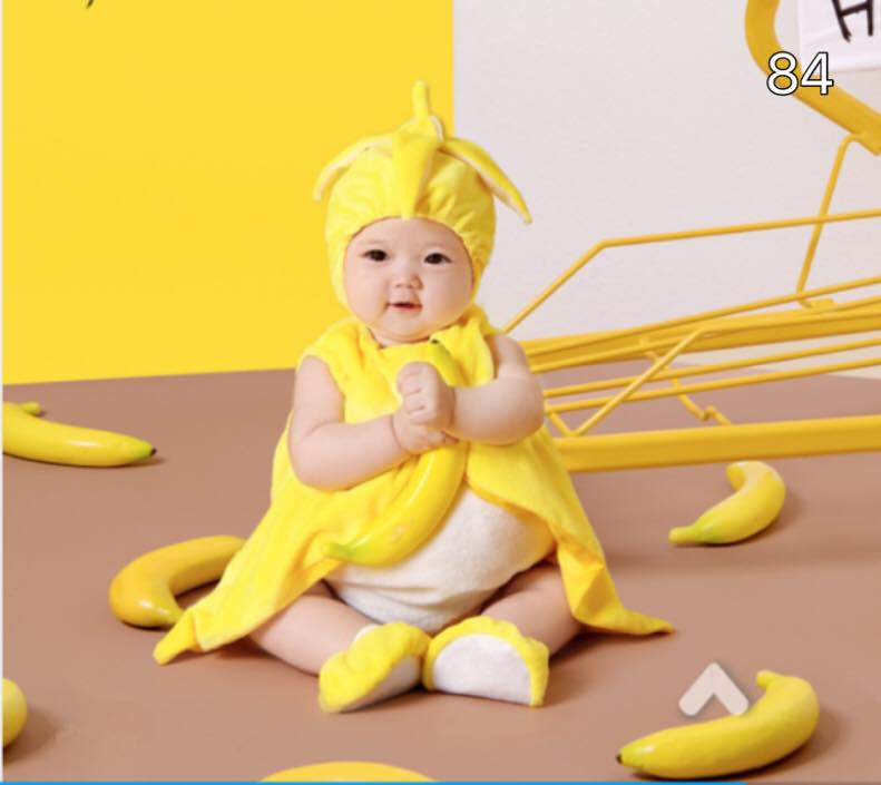 แนะนำ พร้อมส่ง!! ชุดแฟนซีเด็ก ชุดกล้วยหอม (Banana) Baby Fancy By Tritonshop