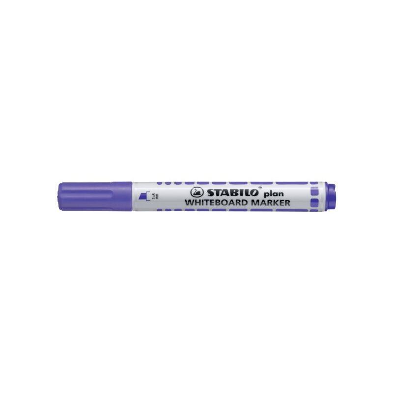 Electro48 STABILO ปากกาไวท์บอร์ดหัวตัด Plan สีม่วง 643/55