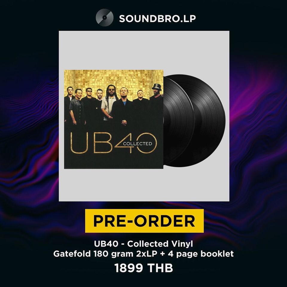 [Pre-Order 14-35 วัน] แผ่นเสียง ใหม่  - UB40 - Collected (gatefold 180 gram audiophile vinyl 2xLP + 4 page booklet)