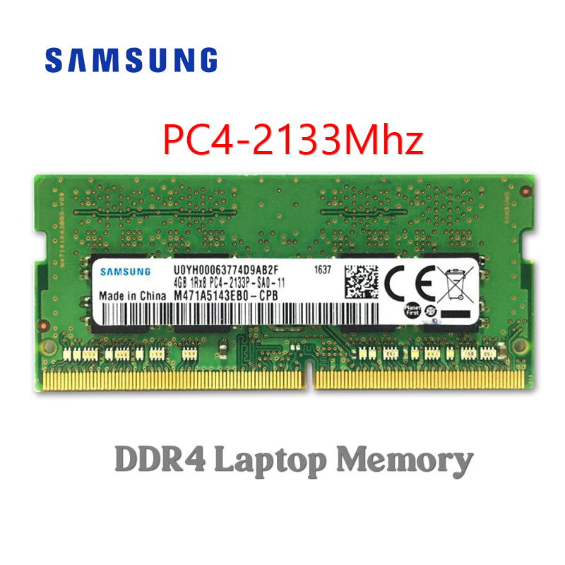 SAMSUNG 4GB PC4-17000 Laptop SODIMM DDR4 2133 MHz แรมโน๊ตบุ๊ค