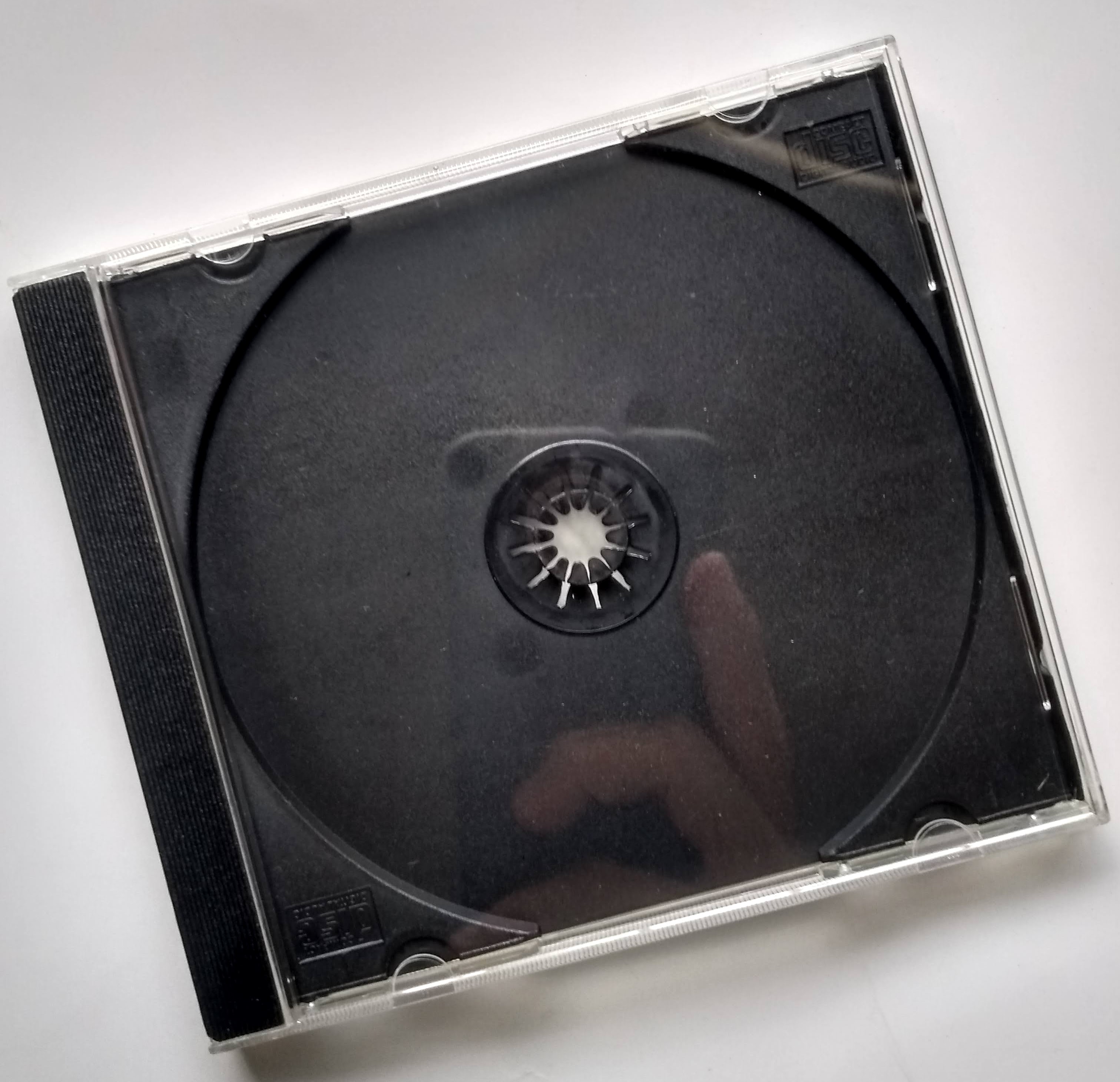 (แพค 3ใบ) กล่องเปล่า CD ถาดดำ ขนาดบรรจุ 1 แผ่น