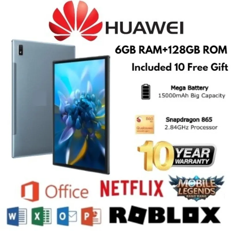 ภาพหน้าปกสินค้าพร้อมส่ง HUAWEI แท็บเล็ต HUAWEI Tablet หน้าจอ 11 นิ้ว  Android 11 สองซิม 4G LTE WIFI Tablet X10 จากร้าน xmi_store12 บน Lazada