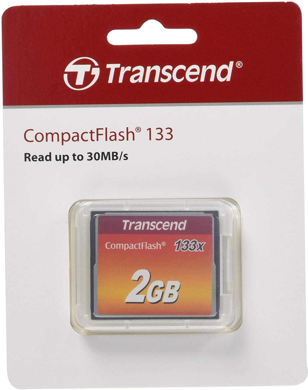 Transcend CompactFlash Card 2GB 133x สินค้ารับประกัน 5 ปี (ซื้อแล้วไม่รับคืน)