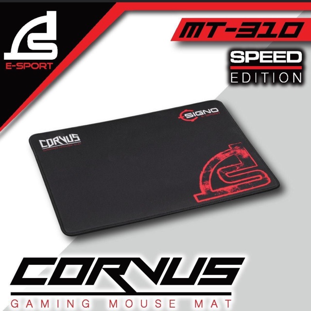 SALE SIGNO E-Sport MT-310 CORVUS Gaming Mouse Mat Speed Edition #คำค้นหาเพิ่มเติม คีย์บอร์ดเกมมิ่ง Keybord EGA RGB USB เข้าสายตัวเมีย DisplayPort