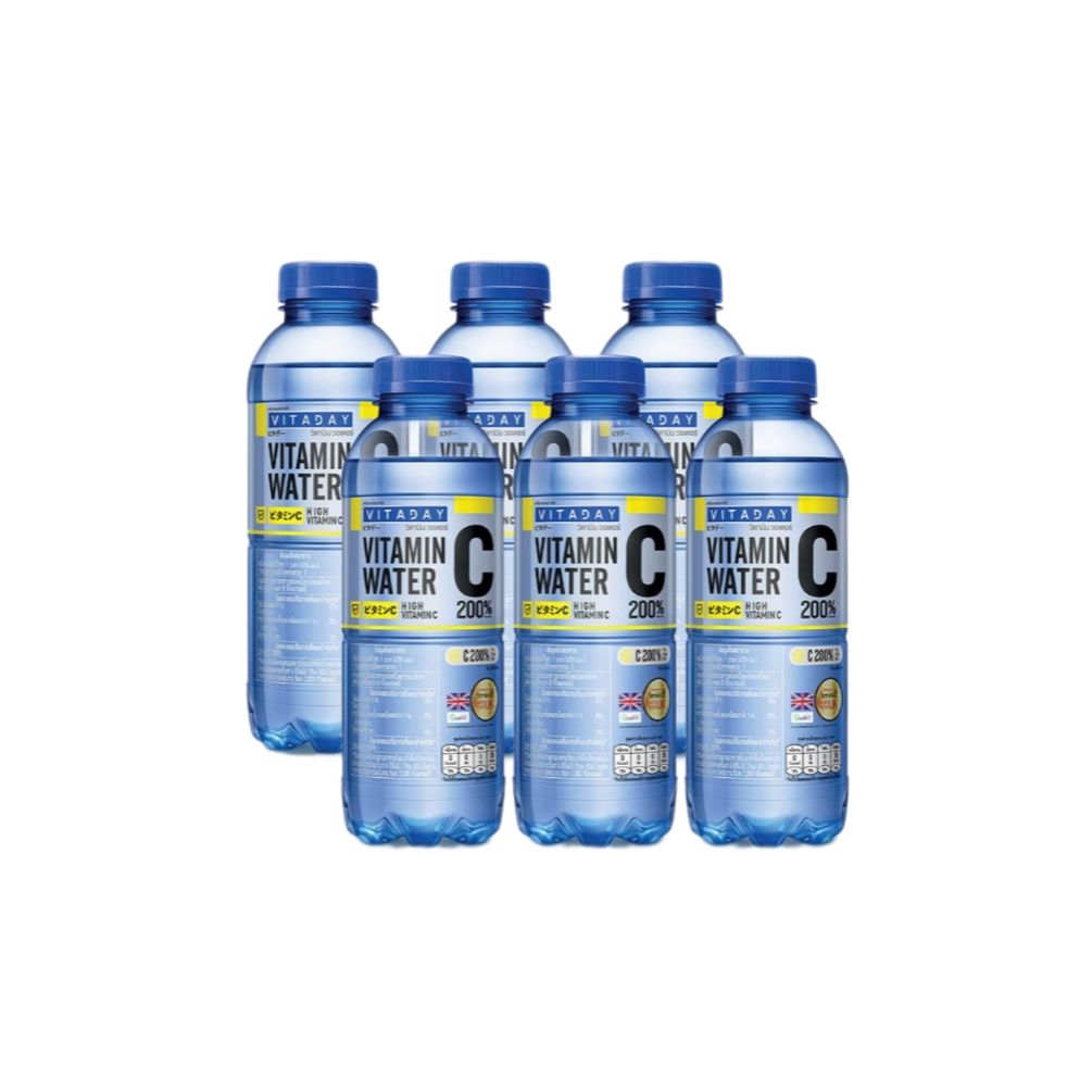 Vitaday Vitamin C Water Honey Lemon Flavour 470 Ml X 6 Bottles วิตอะเด ...