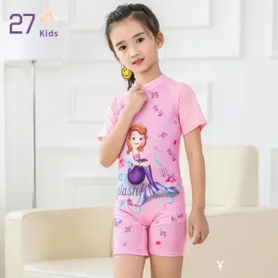 27Kids Children Swimsuit Baby Girls Cartoon Cute Fashion Swimwear
