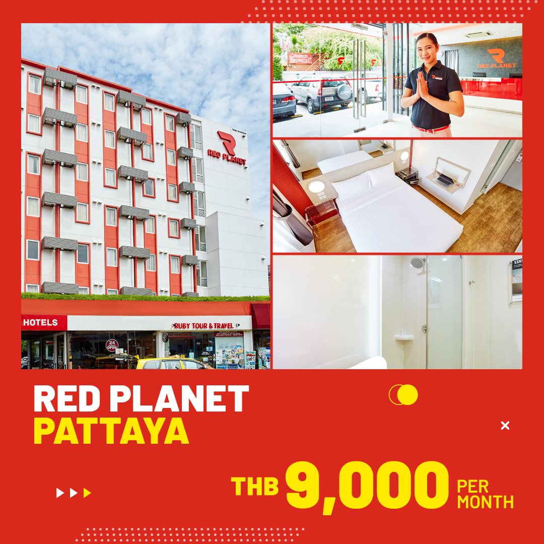 Monthly Stay - Red Planet Pattaya