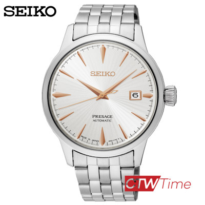 ดูภาพ ส่งฟรี !! Seiko Presage Cocktail Automatic นาฬิกาข้อมือผู้ชาย สแตนเลสแท้ รุ่น SRPB47J1 (ราคาพิเศษทักแชท) <br/>เพิ่มเติม ส่งฟรี !! Seiko Presage Cocktail Automatic นาฬิกาข้อมือผู้ชาย สแตนเลสแท้ รุ่น SRPB47J1 (ราคาพิเศษทักแชท)