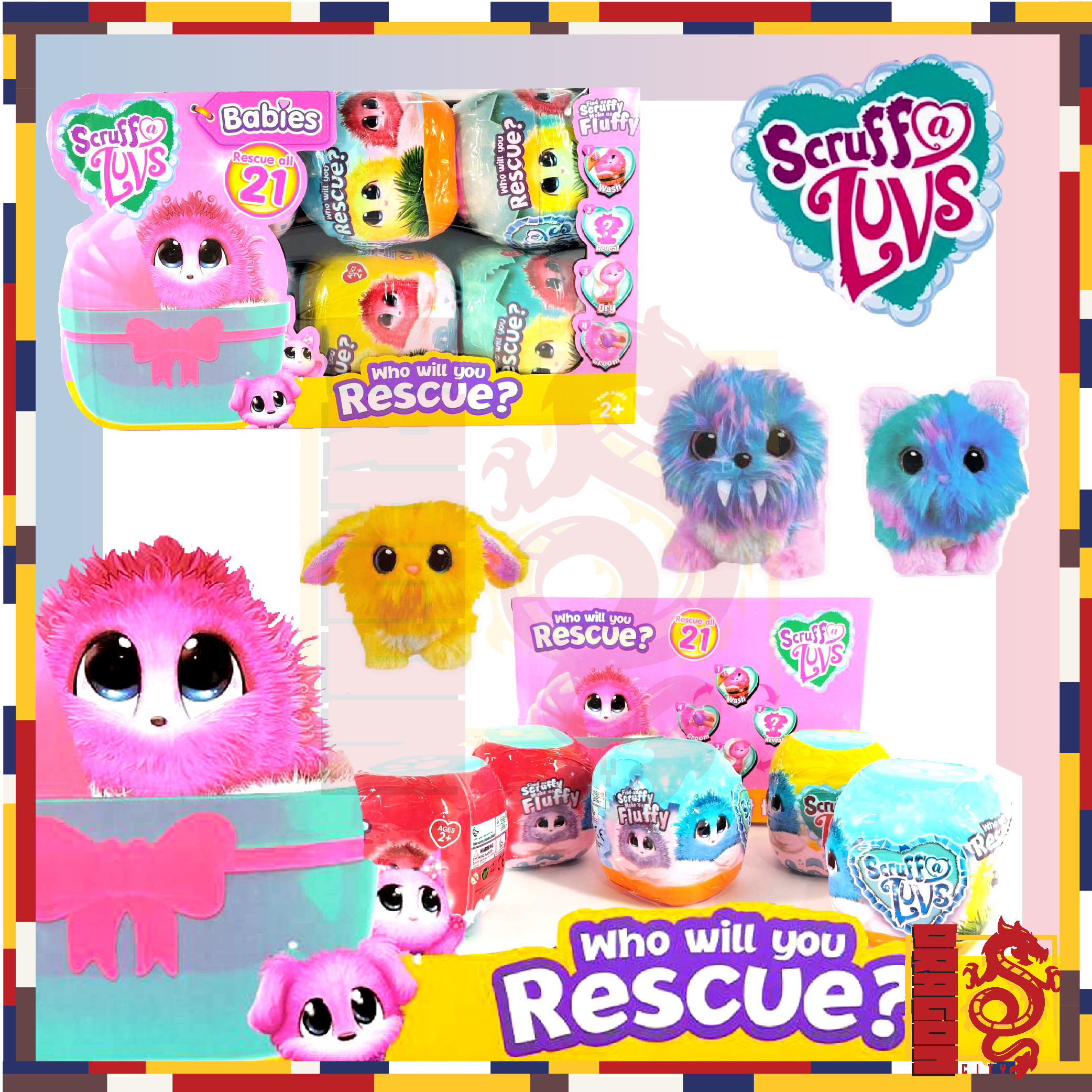 ตุ๊กตาขนฟู ใหม่ล่าสุด ตุ๊กตาขนนิ่ม ตุ๊กตาสัตว์เลี้ยงน่ารัก รุ่นเซอร์ไพร ...