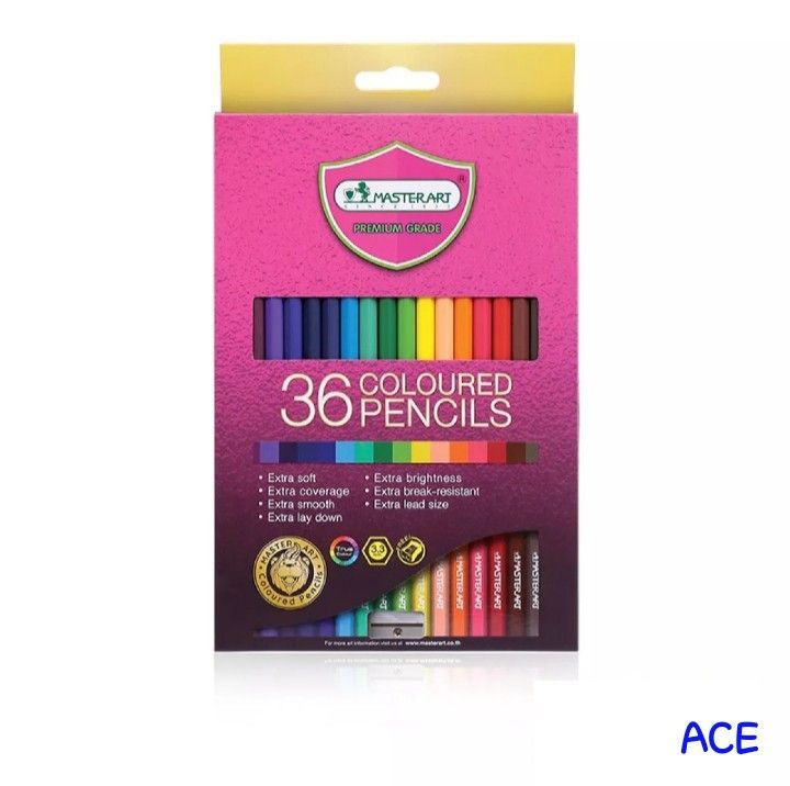 Master Art มาสเตอร์อาร์ต ดินสอสี สีไม้ 36 สี รุ่นมาสเตอร์ซีรี่ย์
