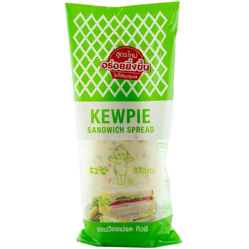 คิวพี แซนวิชสเปรด 310 มล. Kewpie Sandwich Spread 310 ml. เหมาะสำหรับทาขนมปัง ทำแซนวิช