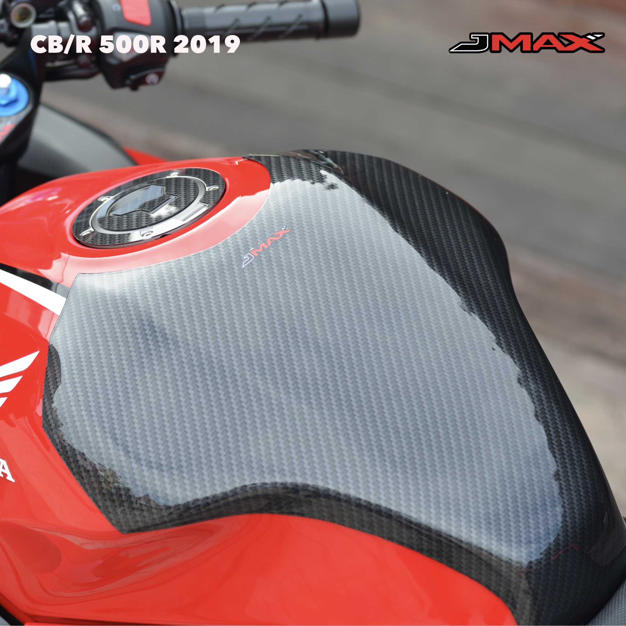 ครอบถัง Size L การ์ดถังน้ำมัน Tank Guard Honda CBR500R CB500F ปี 2019
