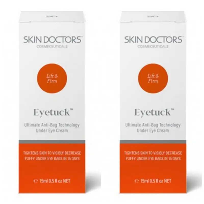 ภาพสินค้าSkin doctor eyetuck duo  สกินด็อกเตอร์ skin doctors eye tuck ครีมลดถุงใต้ตา แพคคู่ สุดคุ้ม ถุงใต้ตา อายทัก อายทัค ครีมทาตา จากร้าน I vitamin บน Lazada ภาพที่ 2