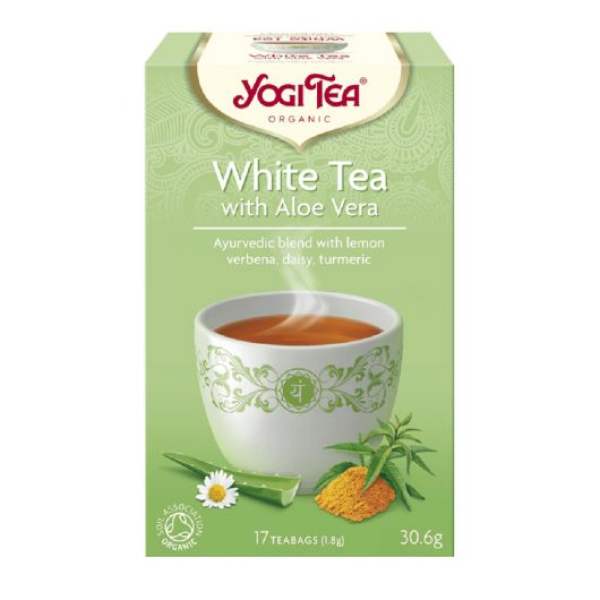 Yogi Tea White Tea with Aloe Vera Lazada.co.th
