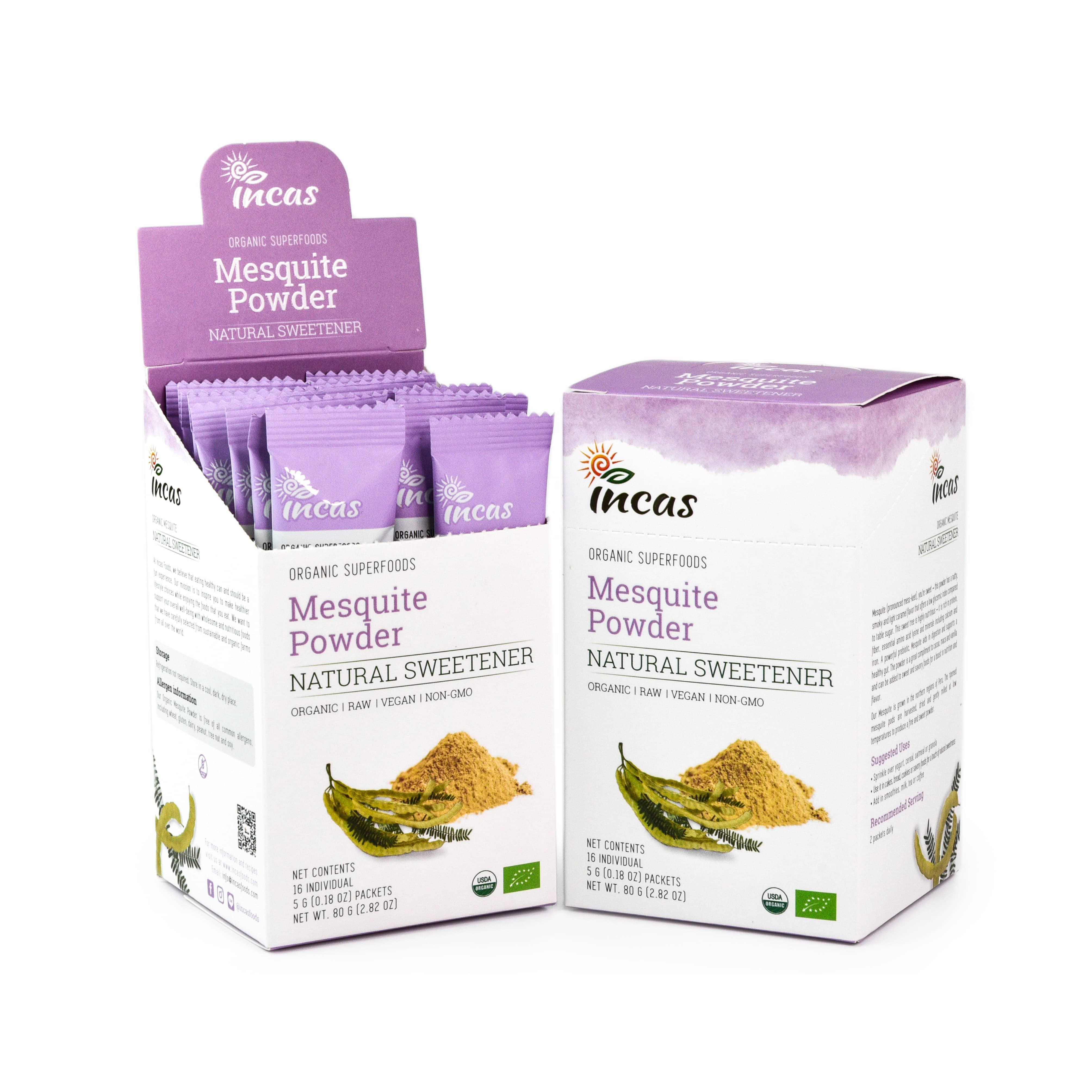 Incas Organic Mesquite Powder DIGESTION [16 sachets x 5 g] Inca