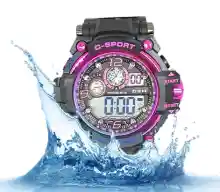 ภาพขนาดย่อของภาพหน้าปกสินค้า(DZHของแท้) นาฬิกาผู้ชาย นาฬิกากีฬา Sport watch นาฬิกาข้อมือ C-SPORT นาฬิกากันน้ำ100% ทรง สปอร์ท สีรุ่งไล่สี RC778-3 จากร้าน best seller 1585760265 บน Lazada