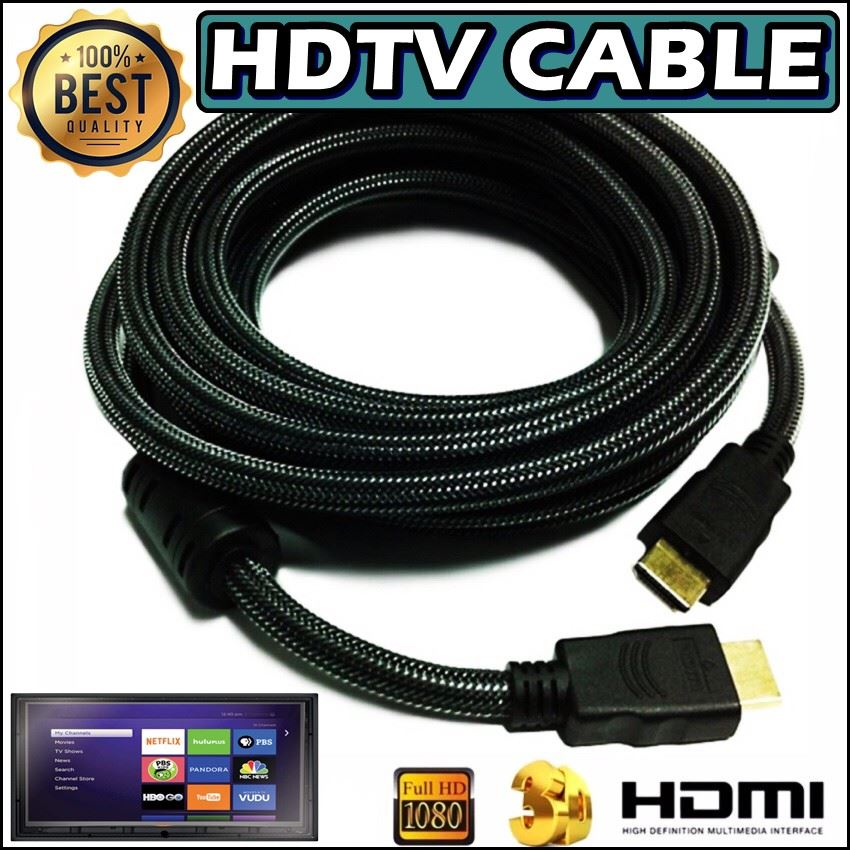 Sale 50% ## สาย HDMI V1.4 สายถักอย่างดี HDMI Cable Version1.4 3เมตร ## HDMI HDMI adapter สายเชื่อมต่อtv hdmi hdmi to vga converter hdmiมือถือออกทีวี