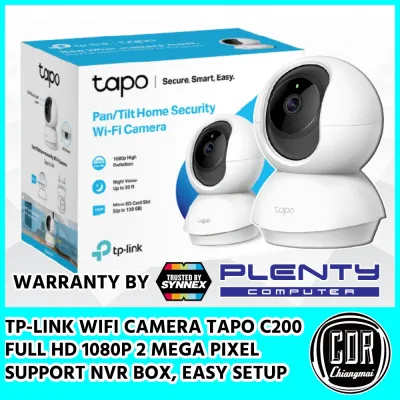 TP-Link Tapo C200 ที่สุดแห่ง Home Security WiFi Camera กล้องคมชัด 360° 1080p Full HD Imaging IP Camera (ประกัน Synnex )
