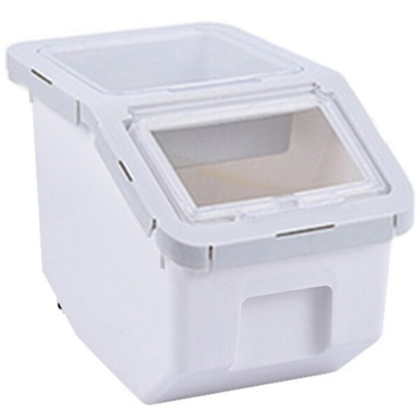 Pet Dog Food Storage Container Large Dry Cat Food Box Bag for Moisture Proof Seal with Measuring Cup Kitten Products