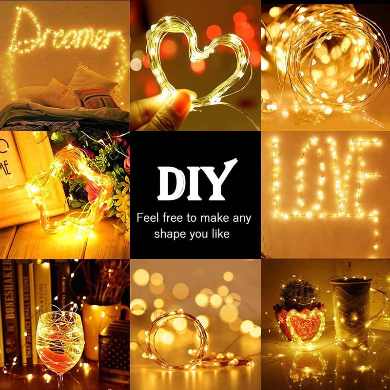 Outdoor Solar String Lights 12 Pack Waterproof Solar Powered Fairy