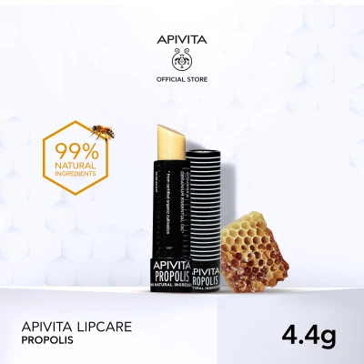 APIVITA ลิปบาร์มเพื่อความชุ่มชื้น สำหรับผิวแห้งมาก สูตรโพรโพลิส 4.4 กรัม APIVITA Lipcare Propolis 4.4g