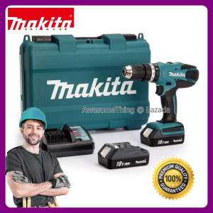 MAKITA สว่าน สว่านกระแทก สว่านไฟฟ้า สว่านเจาะกระแทก สว่านกระแทกไร้สาย รุ่น DHP453SYE สีเขียว
