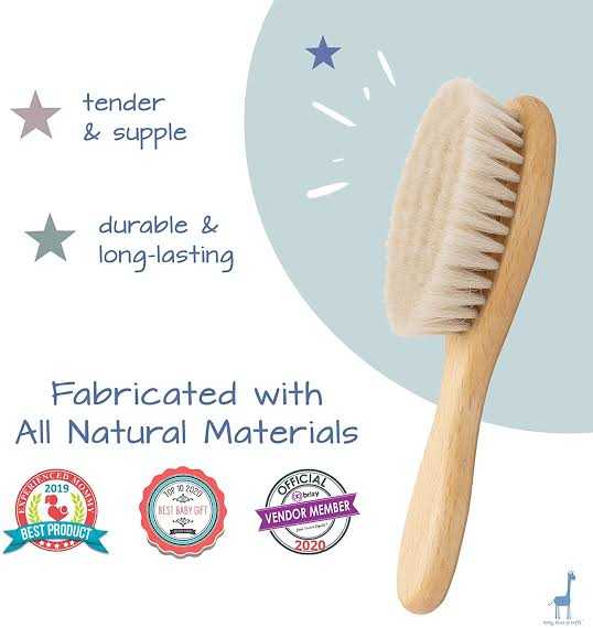 แปรงหวีผมเด็ก Baby Blue Giraffe เลอ เปอติ คิดดี้ ThaiPick