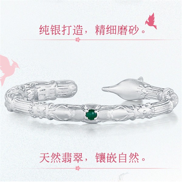 Sansheng III สร้อยข้อมือเงินแท้ 925 รุ่นคู่ผู้ชายและผู้หญิงสร้อยข้อมือมังกรดำสร้อยข้อมือเงินสเตอร์ลิงสำหรับของขวัญแฟนซานเซ III925สร้อยข้อมือเงินคู่ชายและหญิงสุนัขจิ้งจอกมังกรดำสร้อยข้อมือเครื่องประดับเงินที่จะส่งของขวัญแฟน