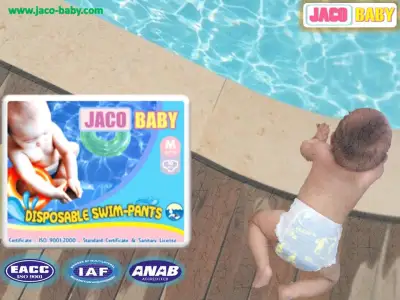Jaco Baby แพมเพิสว่ายน้ำ กางเกงแบบ pants กันอึ กันฉี่ แพมเพิส กันน้ำ แพมเพิสเด็ก สำหรับใส่ว่ายน้ำ