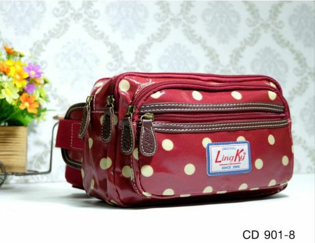 LK-13 (CD 901) กระเป๋าคาดเอวลายสวย ราคาไม่แพง