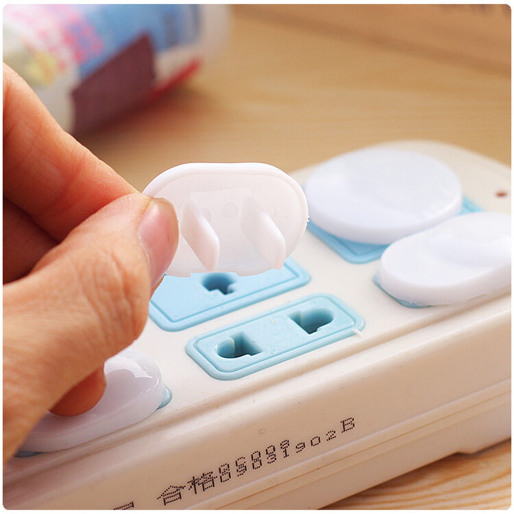 Baby style อุปกรณ์ป้องกันไฟดูด ที่อุดรูปลั๊กไฟ ปลั๊กกันไฟฟ้าดูด ตัวอุดปลั๊กไฟ Plug Protecter : (5 ชิ้น)