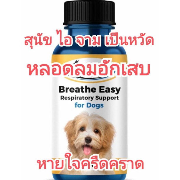 แบ่งขาย 15เม็ด (สุนัข) breath easy respiratory support บรรเทาอาการหวัด