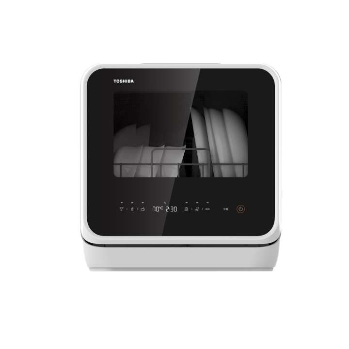 Toshiba เครื่องล้างจาน Toshiba รุ่น DWS-22ATH(K) ประหยัดกว่าล้างด้วยมือ 7 เท่า โดยใช้น้ำเพียง 5 ลิตร