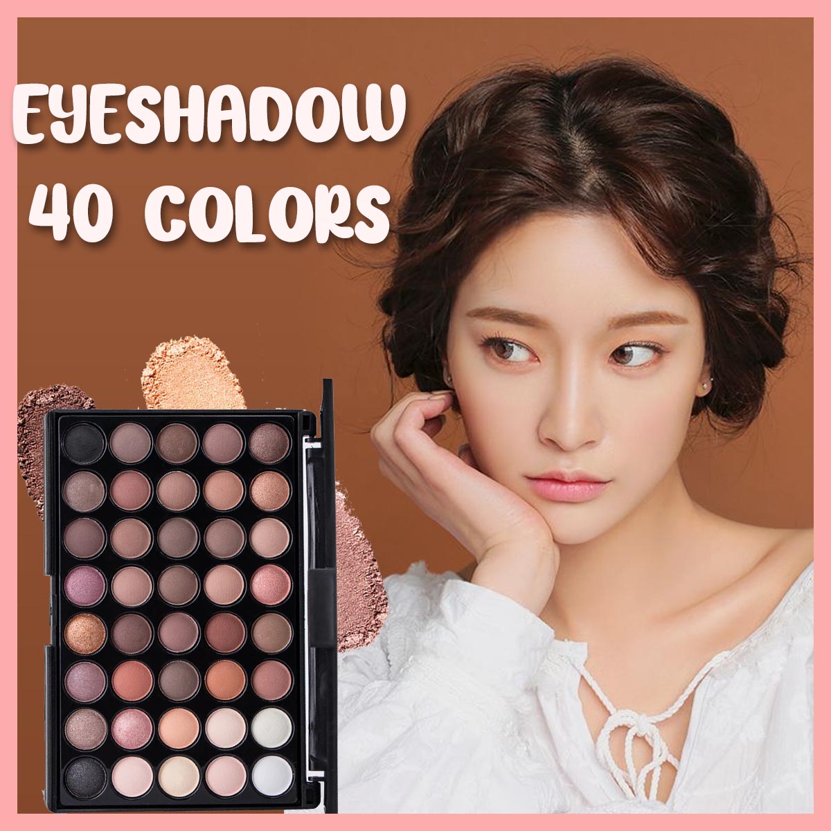 อายแชโดว์ 40 สี Eyeshadow popfeel 40 color พาเลททาตา