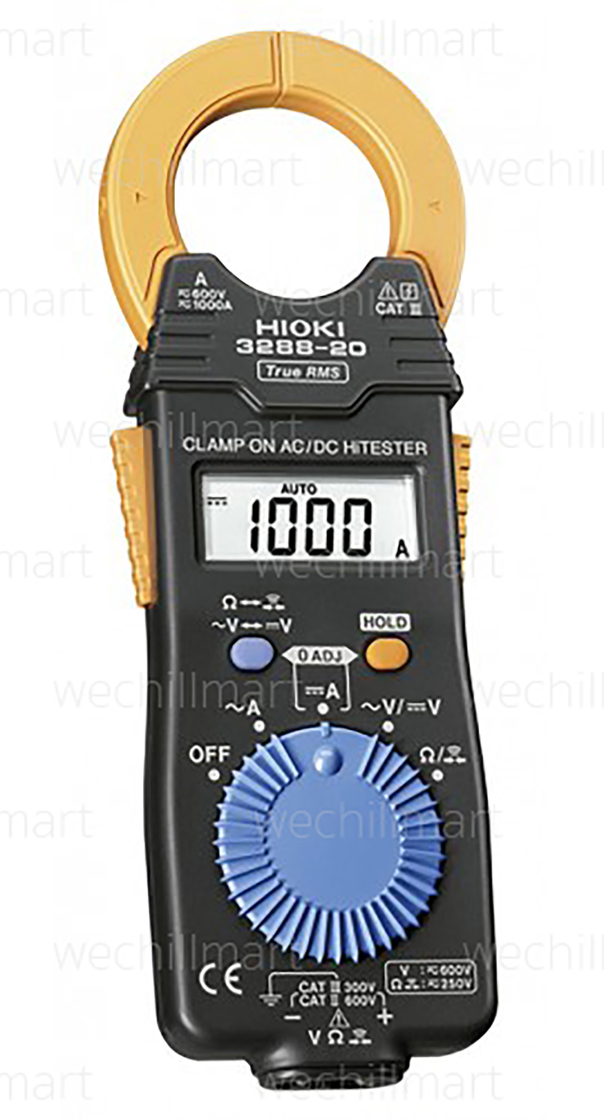 แคลมป์มิเตอร์วัดกระแสไฟฟ้า Hioki-3288-20 แคลมป์มิเตอร์ AC/DC 1000A (True RMS) แคลมป์มิเตอร์วัดไฟ แคลมป์วัดไฟ