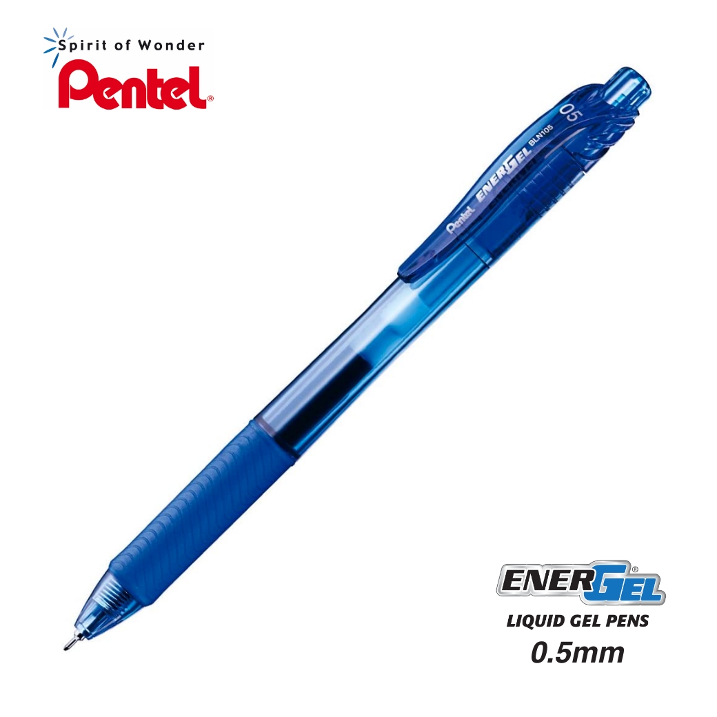 Pentel ปากกาหมึกเจล เพนเทล Energel Permanent 0.7mm "หมึกกันน้ำ" หมึก