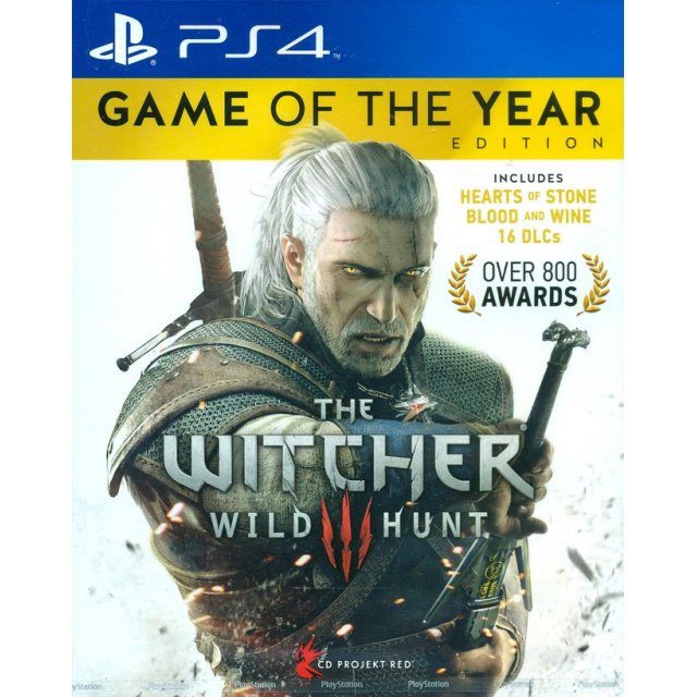 PS4 THE WITCHER 3: WILD HUNT [GAME OF THE YEAR EDITION] (ENGLISH ...