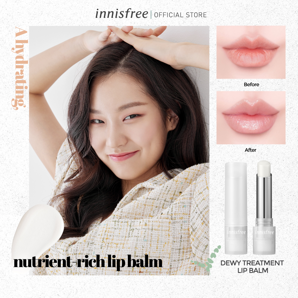 Innisfree Dewy Treatment Lip Balm 3.2g อินนิสฟรี ลิปทรีทเมนท์บาล์ม ดิวอ