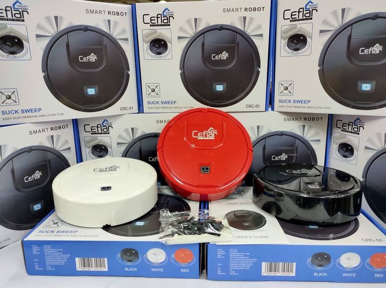 Ceflar หุ่นยนต์ดูดฝุ่นอัจฉริยะ smart robot รุ่น CRC-01 Ceflar หุ่นยนต์ดูดฝุ่นอัจฉริยะ smart robot รุ่น CRC-01