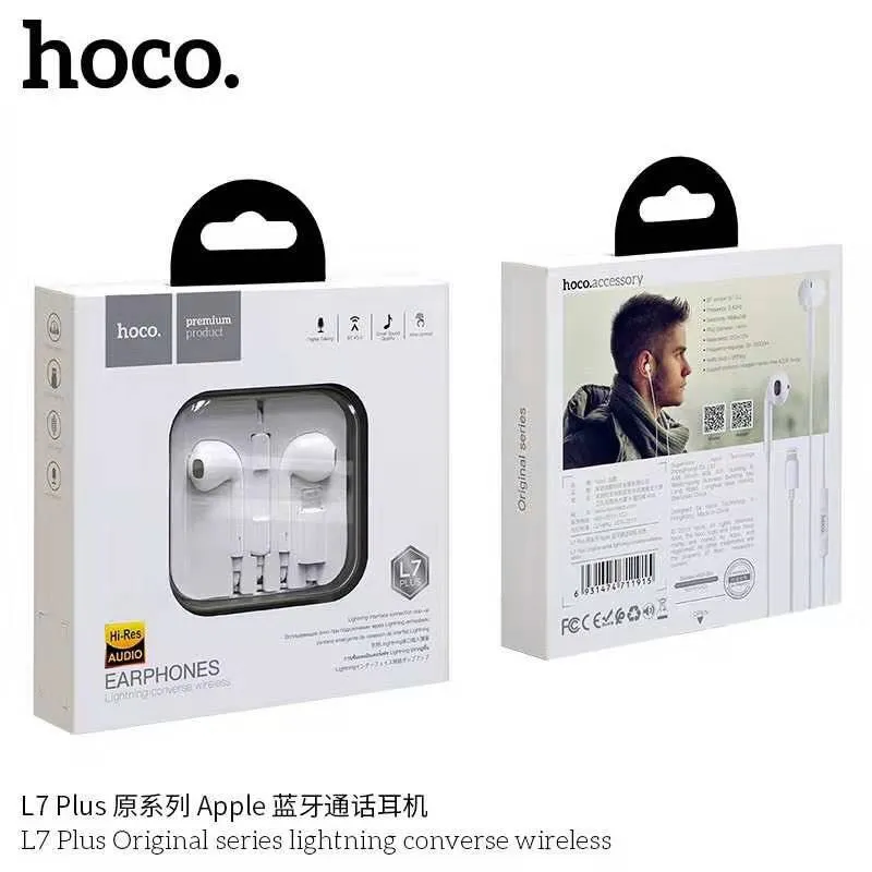 หูฟัง ไอโฟน Hoco L7 หูฟังบลูทูธ iPhone7/7+/8/8+/X
