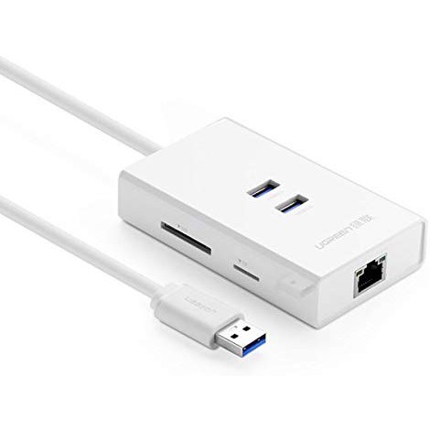 SALE UGREEN Multifunction Gigabit Lan Adapter with USB3.0 Hub and Card Reader #คำค้นหาเพิ่มเติม อุปกรณ์เสริม สื่อบันเทิงภาย มือถือ UGREEN ชิ้นส่วนคอมพิวเตอร์ REMAX
