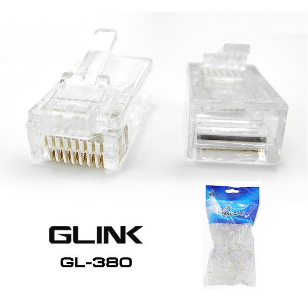 Glink-Gl380 หัว Rj45 (100x1pcs). 