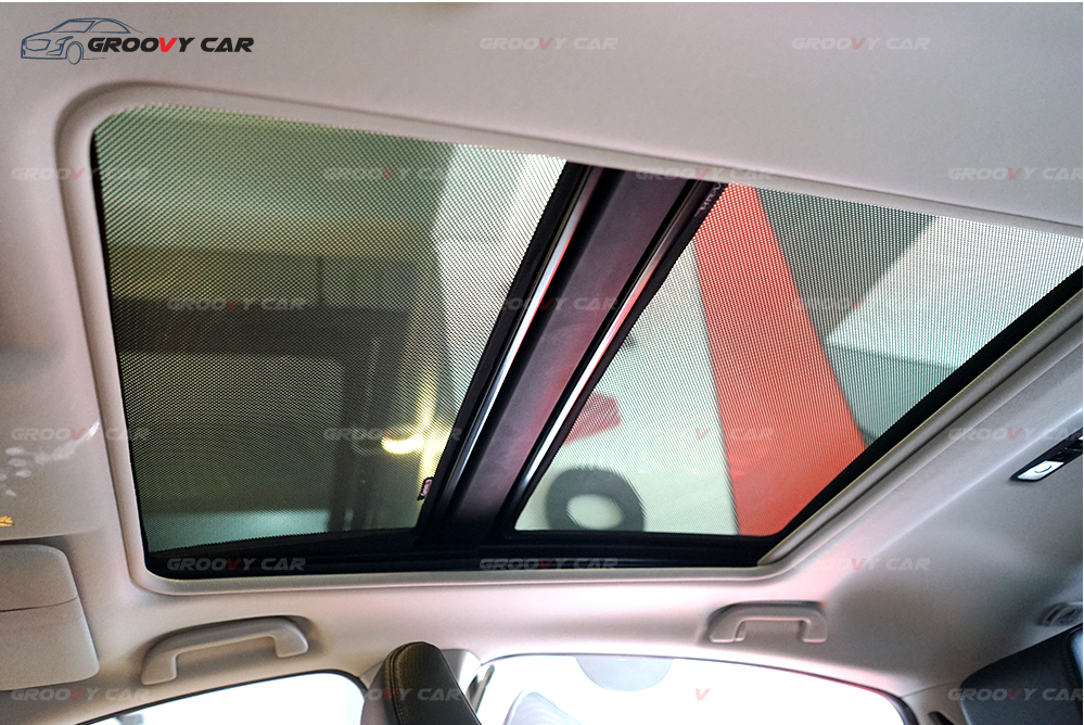 Groovy ม่านSunroof บังแดดหลังคารถยนต์ตรงรุ่น HONDA HRV 2ชิ้น เข้ารูปกับ