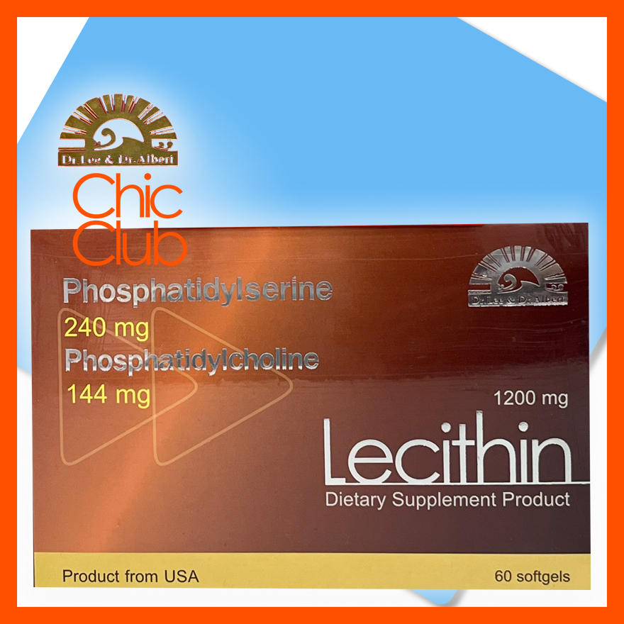 LYNAE DR.LEE&DR.ALBERT LECITHIN 1200MG (60 SOFTGELS) EXP 2024 ไลเน่ เลซิติน 1200 มก 60 ซอฟเจล